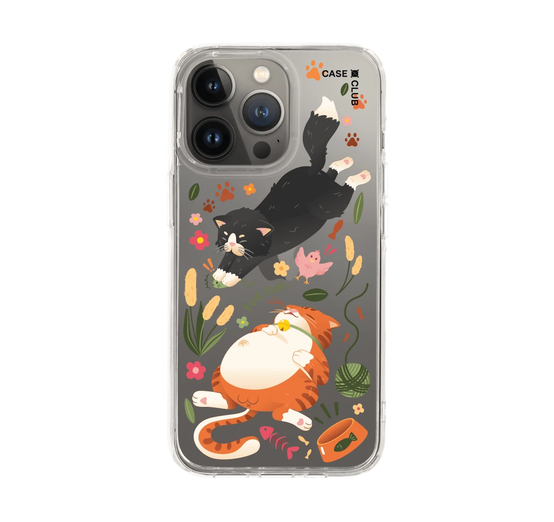 orange & black cat pattern